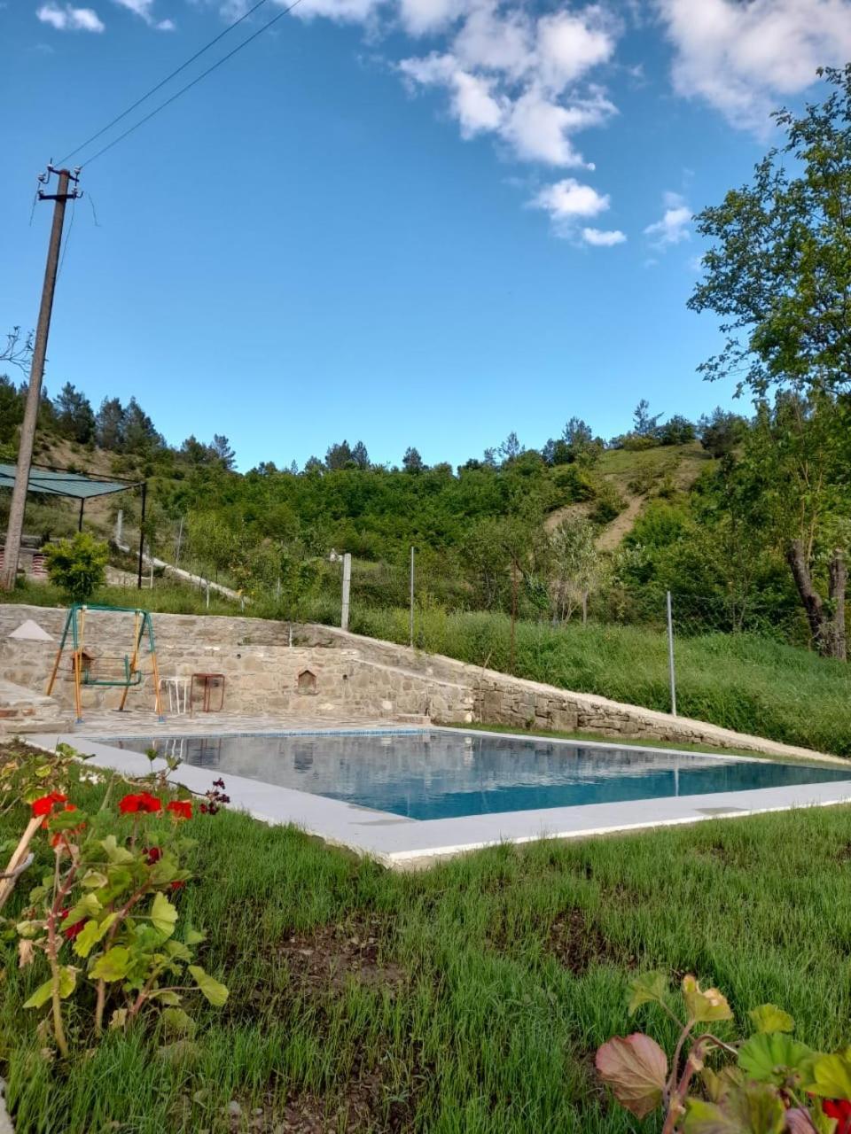 Вилла Stone House Kelcyre Экстерьер фото